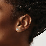 Load image into Gallery viewer, 14K White Gold Aquamarine Earrings 0.9-Carat tw
