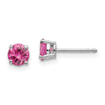 Load image into Gallery viewer, 14K White Gold Pink Spinel Earrings 1-Carat tw
