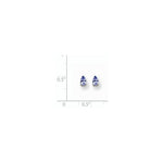 Load image into Gallery viewer, 14k White Gold Tanzanite Earrings, 1/2-Carat Gemweight
