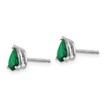 Load image into Gallery viewer, 14K White Gold Tsavorite Earrings 0.8-Carat tw
