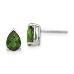 Load image into Gallery viewer, 14K White Gold Green Tourmaline Earrings 1.36-Carat tw
