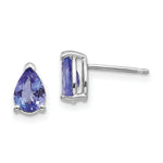 Load image into Gallery viewer, 14K White Gold Tanzanite Earrings 1.6-Carat tw

