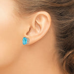 Load image into Gallery viewer, 14K Yellow Gold Ruby Post Earrings 2.2-Carat tw
