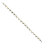 Load image into Gallery viewer, 7.25" Length Bracelet 14K White Gold FW Cultured Pearl Bracelet
