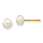 Load image into Gallery viewer, 14K Yellow Gold Three Pair Box Set Freshwater Cultured Pearl Earrings
