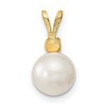 Load image into Gallery viewer, 14k Yellow Gold 7-8mm White Freshwater Cultured Pearl &amp; Sapphire Stud Ear &amp; Pendant Set
