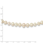 Load image into Gallery viewer, 14K Yellow Gold 4-9mm Graduated White Freshwater Cultured Pearl Necklace  length: 18 inches
