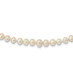 Load image into Gallery viewer, 14K Yellow Gold 4-9mm Graduated White Freshwater Cultured Pearl Necklace  length: 18 inches
