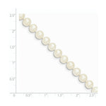 Load image into Gallery viewer, 14K Yellow Gold 6-7mm Egg White Freshwater Cultured Pearl Girls Bracelet  length: 4 inches
