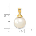 Load image into Gallery viewer, 14k Yellow Gold 10-11mm White South Sea Cultured Pearl Pendant
