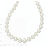 Load image into Gallery viewer, 14K Yellow Gold 9.5-12mm Round White South Sea Cultured Pearl Graduate Necklace  length: 18 inches
