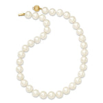 Load image into Gallery viewer, 14K Yellow Gold 11-12mm White Freshwater Cultured Pearl Fancy Necklace  length: 18 inches
