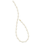 Load image into Gallery viewer, 14K Yellow Gold Bead and 7-8mm White Freshwater Cultured Pearl Necklace  length: 18 inches

