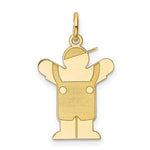 Load image into Gallery viewer, 14K Yellow Gold Kid Charm Pendant
