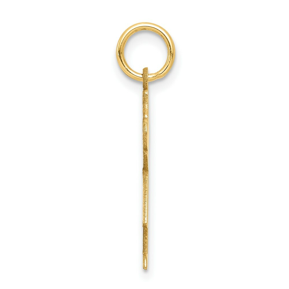 14K Yellow Gold Kid Charm Pendant