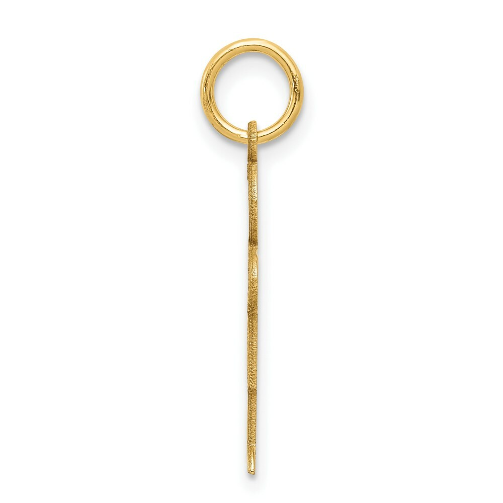14K Yellow Gold Kid Charm Pendant