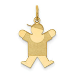 Load image into Gallery viewer, 14K Yellow Gold Kid Charm Pendant
