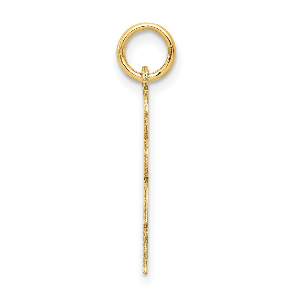 14K Yellow Gold Kid Charm Pendant