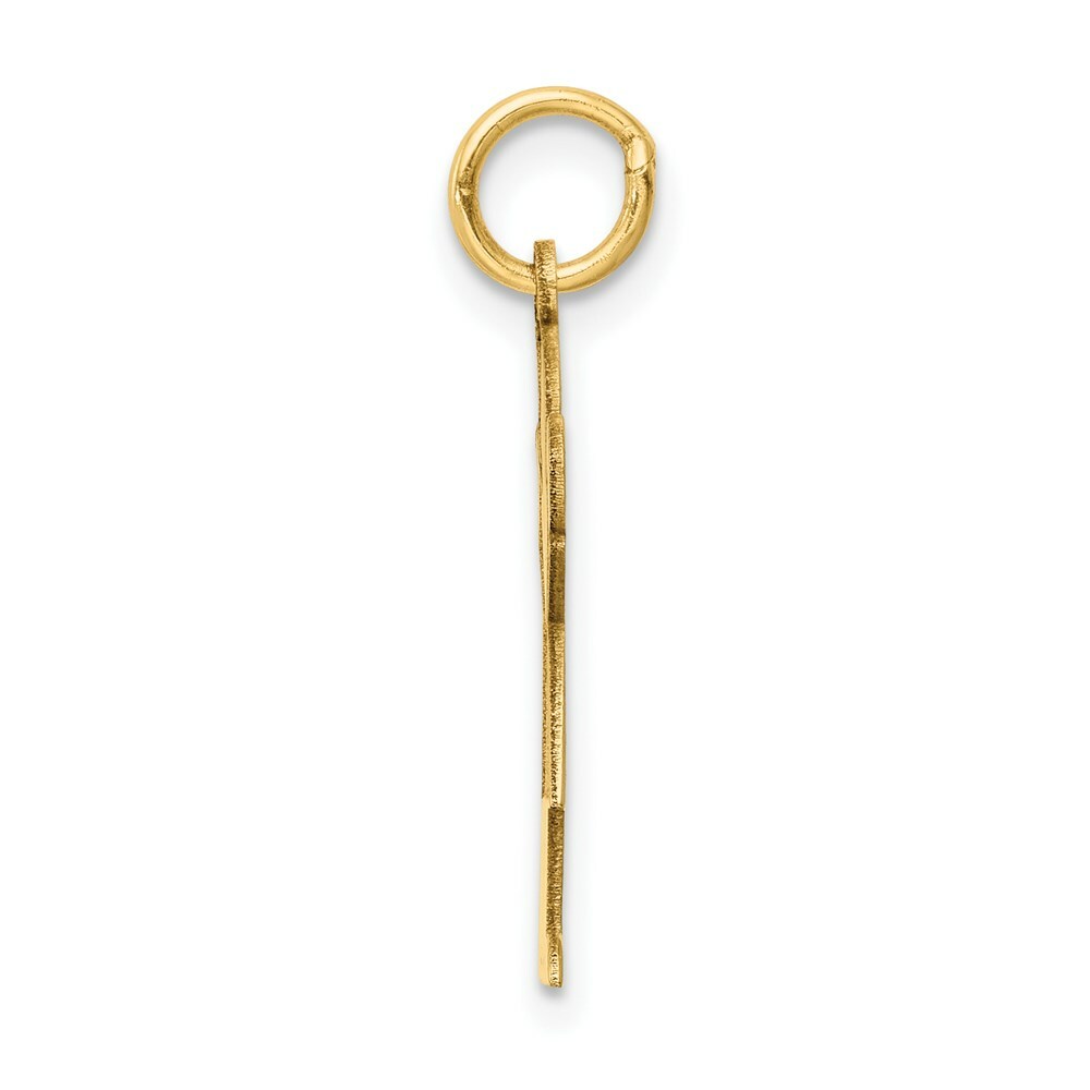 14K Yellow Gold Kid Charm Pendant