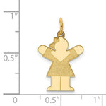 Load image into Gallery viewer, 14K Yellow Gold Kid Charm Pendant
