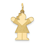 Load image into Gallery viewer, 14K Yellow Gold Kid Charm Pendant
