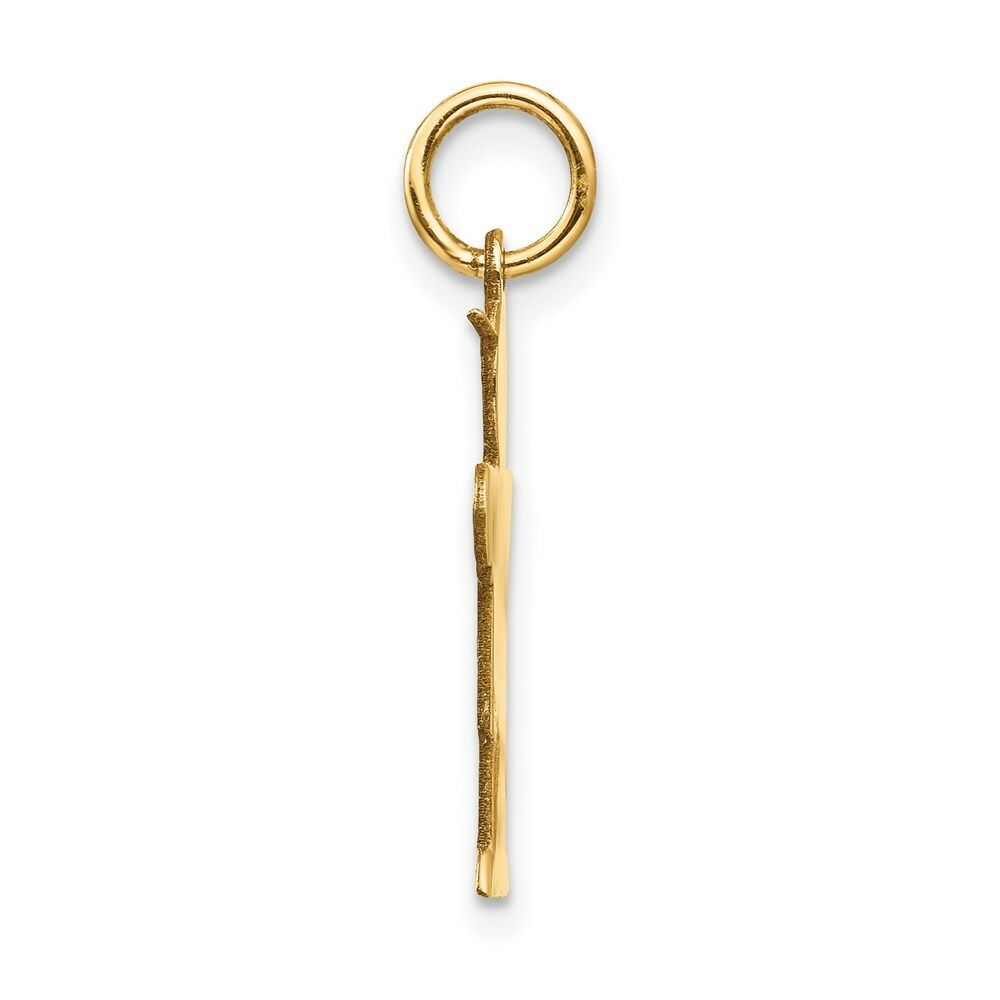 14K Yellow Gold Kid Charm Pendant