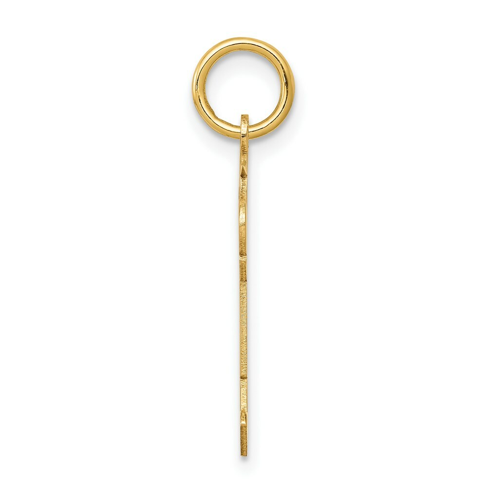 14K Yellow Gold Kid Charm Pendant