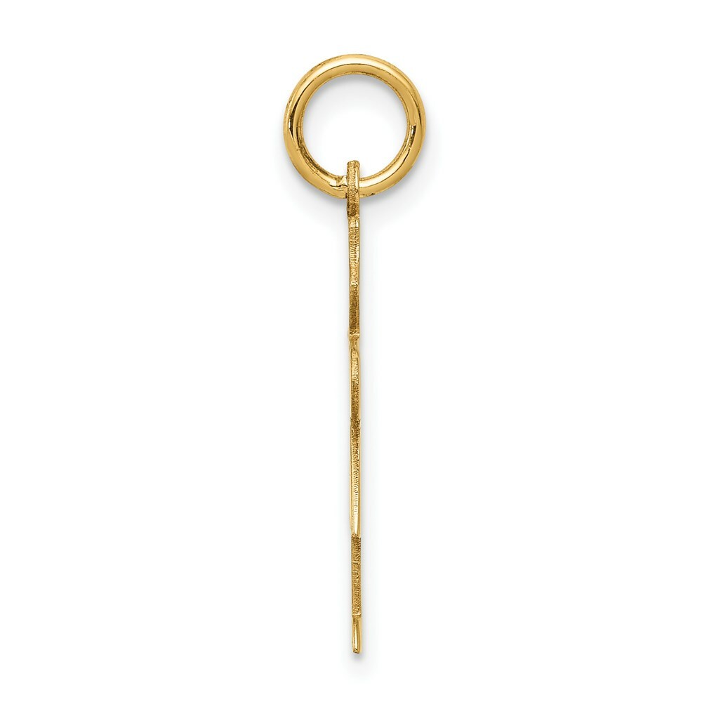 14K Yellow Gold Kid Charm Pendant