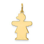 Load image into Gallery viewer, 14K Yellow Gold Kid Charm Pendant
