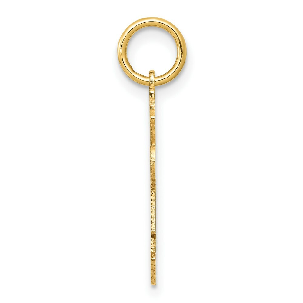 14K Yellow Gold Kid Charm Pendant