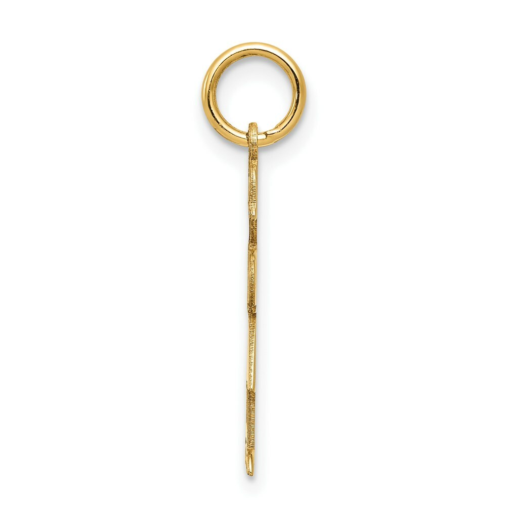 14K Yellow Gold Kid Charm Pendant
