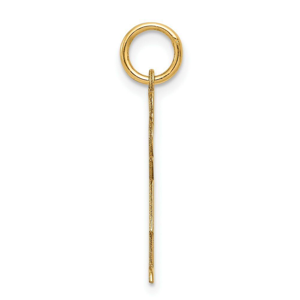 14K Yellow Gold Kid Charm Pendant