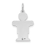 Load image into Gallery viewer, 14K White Gold Kid Charm Pendant
