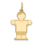 Load image into Gallery viewer, 14K Yellow Gold Kid Charm Pendant
