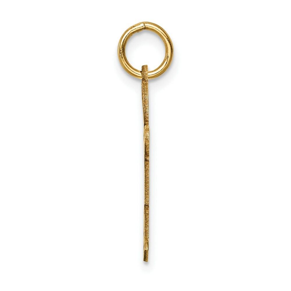 14K Yellow Gold Kid Charm Pendant