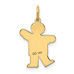 Load image into Gallery viewer, 14K Yellow Gold Kid Charm Pendant
