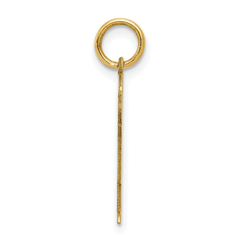 14K Yellow Gold Kid Charm Pendant
