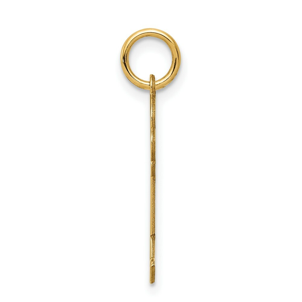 14K Yellow Gold Kid Charm Pendant