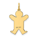 Load image into Gallery viewer, 14K Yellow Gold Kid Charm Pendant

