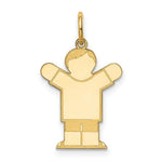 Load image into Gallery viewer, 14K Yellow Gold Kid Charm Pendant
