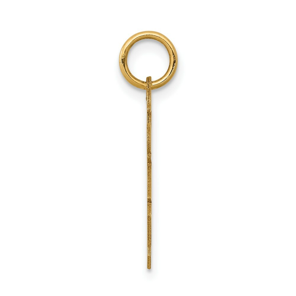 14K Yellow Gold Kid Charm Pendant