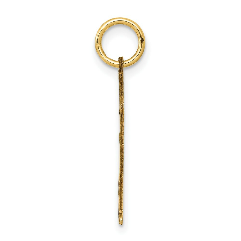 14K Yellow Gold Kid Charm Pendant