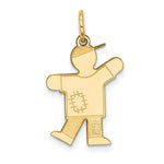 Load image into Gallery viewer, 14K Yellow Gold Kid Charm Pendant
