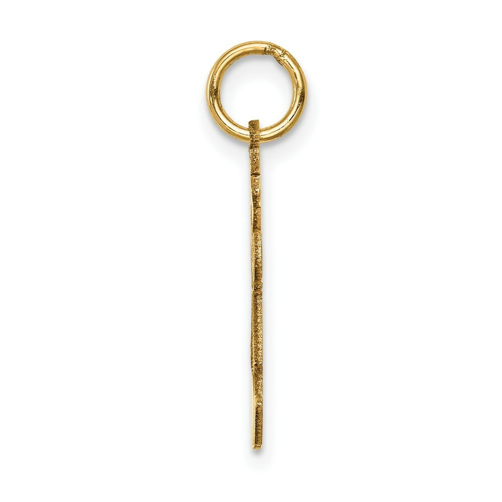 14K Yellow Gold Kid Charm Pendant