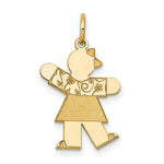 Load image into Gallery viewer, 14K Yellow Gold Kid Charm Pendant
