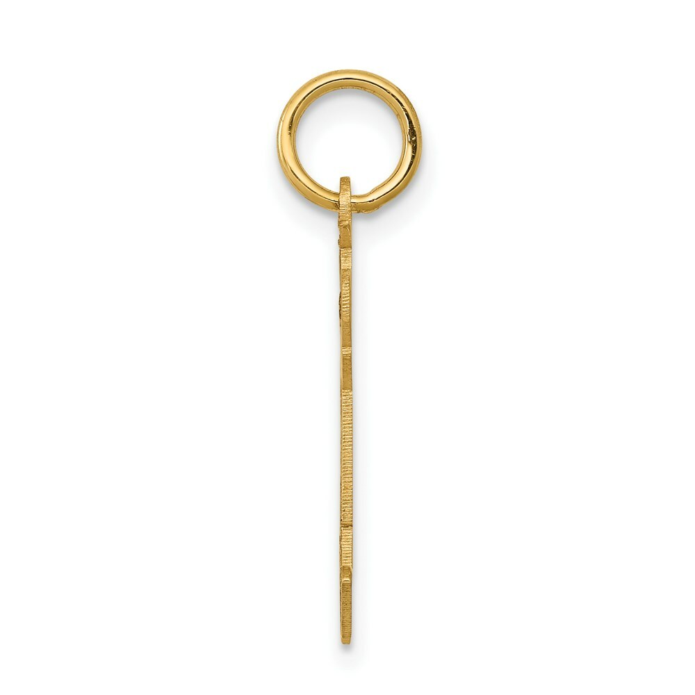 14K Yellow Gold Kid Charm Pendant