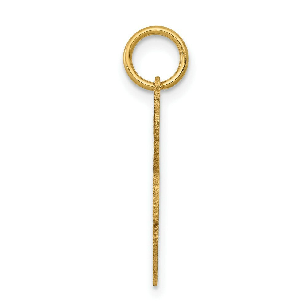 14K Yellow Gold Kid Charm Pendant