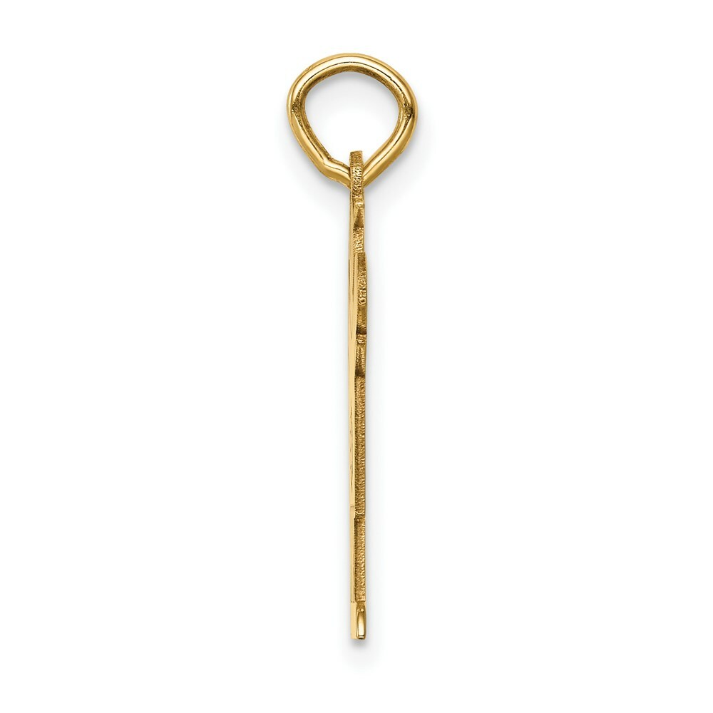 14K Yellow Gold Kid Charm Pendant