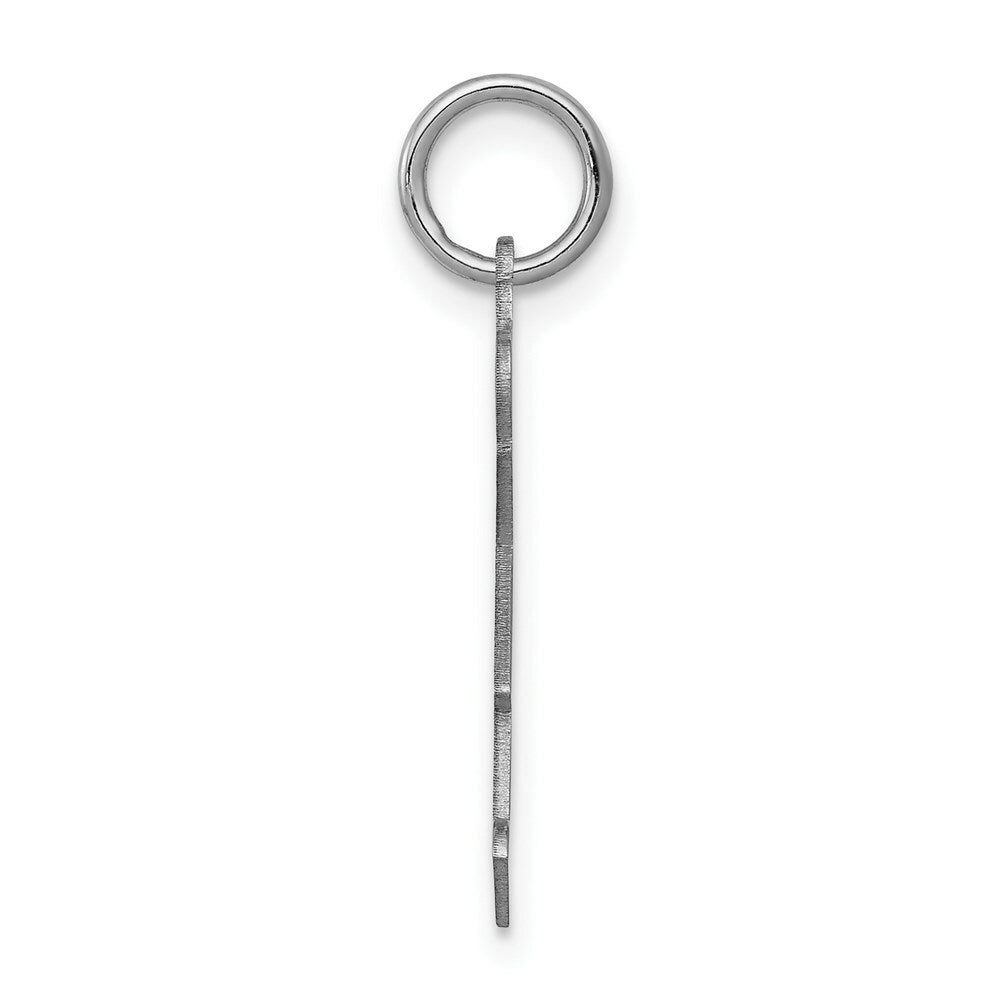 14K White Gold Kid Charm Pendant