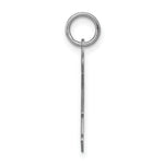 Load image into Gallery viewer, 14K White Gold Kid Charm Pendant
